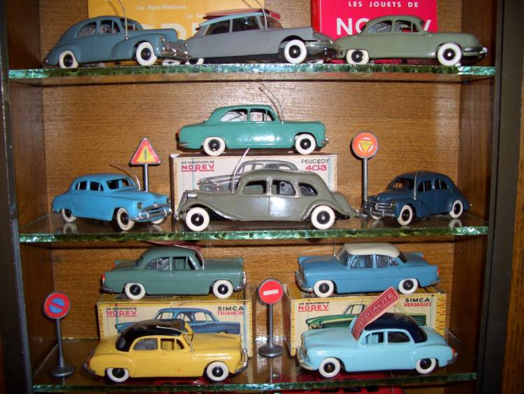 Collections de voitures Norev 1955/1957 @DR